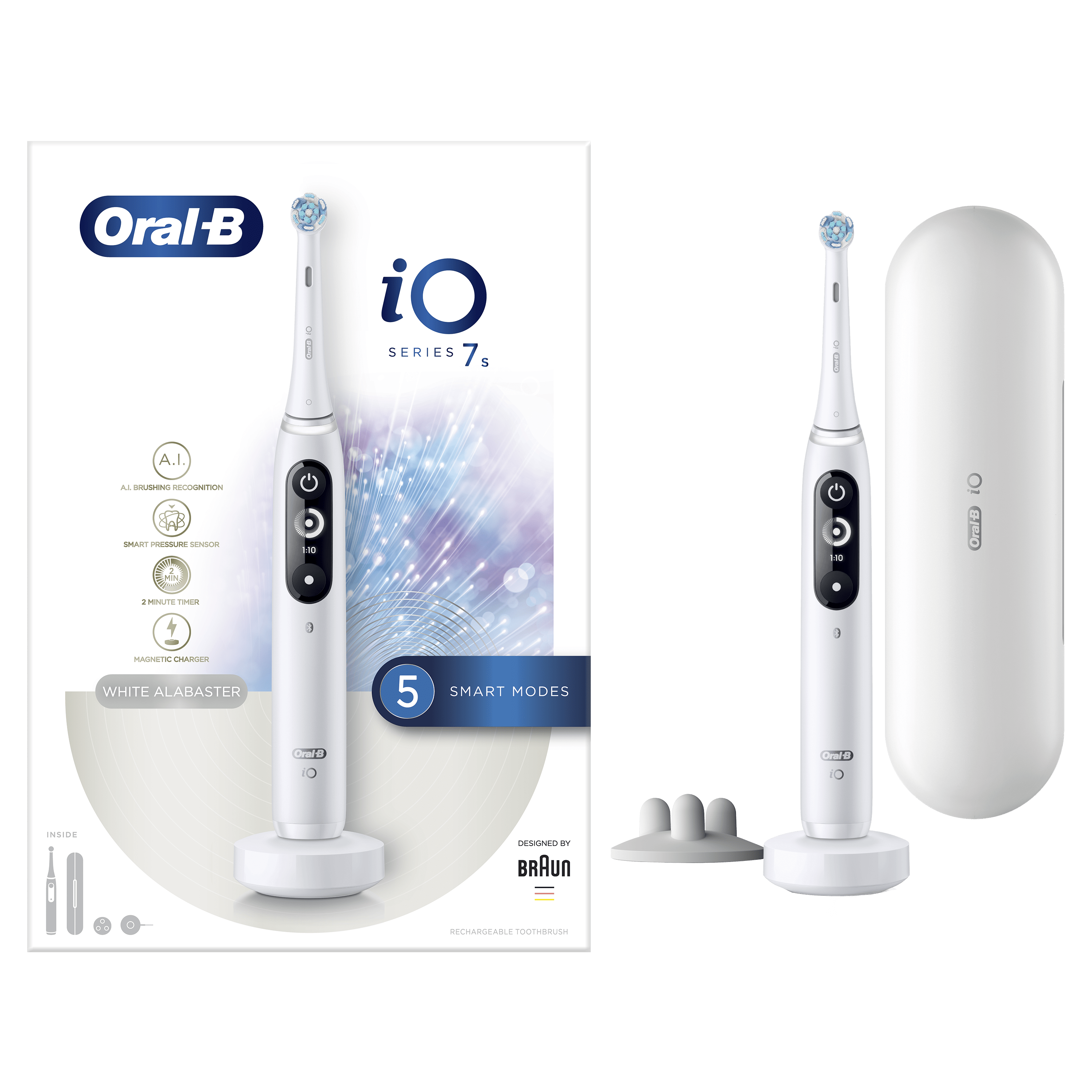 wonder Gevoelig voor radar Oral-B iO 7s wit elektrische tandenborstel kopen? | Kieskeurig.nl | helpt  je kiezen