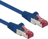 S-Impuls Patchkabel cat6A S/FTP PIMF blau 1m