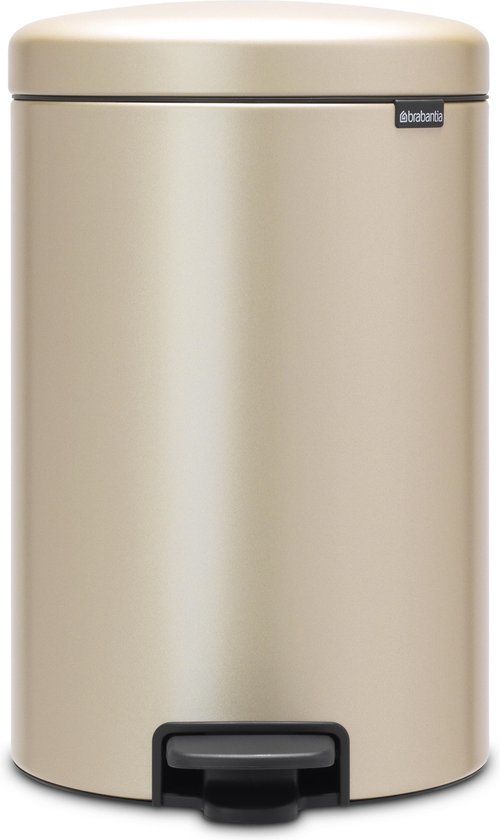 Brabantia NewIcon Pedaalemmer - 20 Liter - Metallic Gold