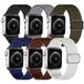 SBG Bracelets en nylon 6-pack | Convient pour Apple Watch 1/2/3/4/5/6/7/8/9/10/11/SE| 38/40/41/42MM | Bracelet de sport élastique | Foncé