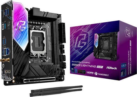 Asrock B860I Lightning WiFi Intel B860 LGA 1851 (Socket V1) mini ITX