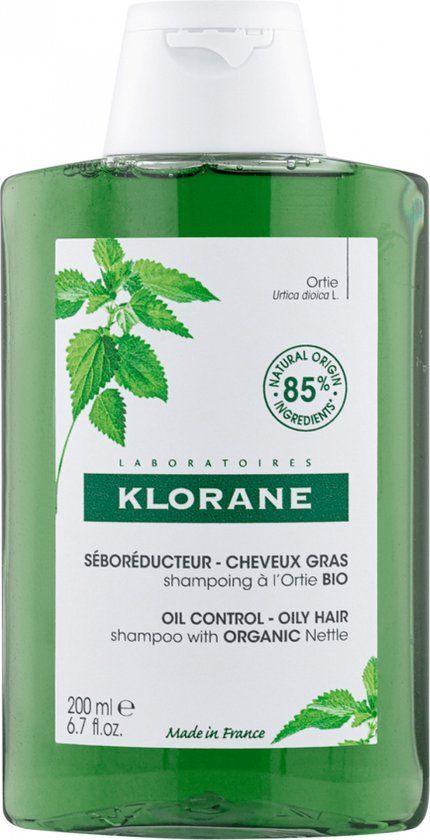 Klorane Organic Nettle Shampoo - For Oily Hair - 200ml