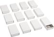 Rayher hobby materialen Rayher DIY Hobby/knutsel luciferdoosjes - 12x - Wit - 5 x 3 x 1 cm