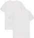 Claesen's Men's T-Shirt 2-Pack - White - Round Neck - Cotton/Lycra