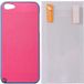 Baseus I case hoesje iPhone 5C met screenprotector roze/blauw