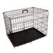 Opvouwbare dierenkooi, zwart 76 x 53 x 59 cm