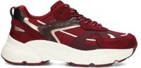POSH by Poelman Ayoki Dames Sneakers - Bordeaux met combinatie