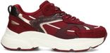 POSH by Poelman Ayoki Dames Sneakers - Bordeaux met combinatie