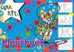 Merkloos / Sans marque Verhaak Bv Kleurboeken/kleurplaten A4 papier blauwe muis - 24 vellen - kleurboeken A4 papier