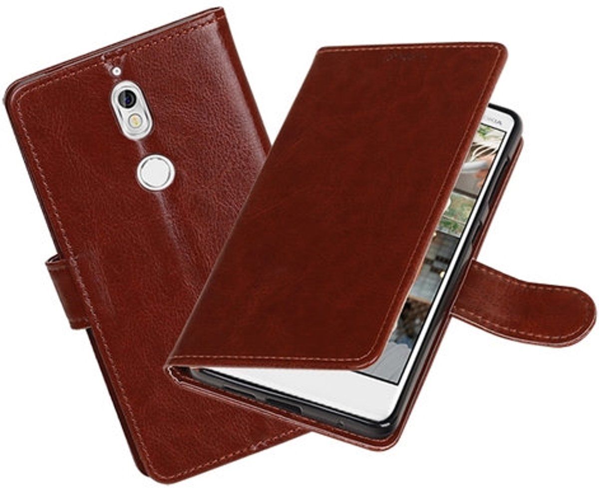Best Cases Bruin Portemonnee booktype hoesje Nokia 7