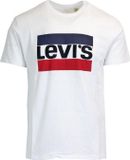 Levis Sportswear T-shirt voor heren, grafisch, logo, 1 stuk, Wit