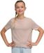 Puma T-shirt Kinderen ESS Centered Cat Logo Tee Roze - Maat 152cm