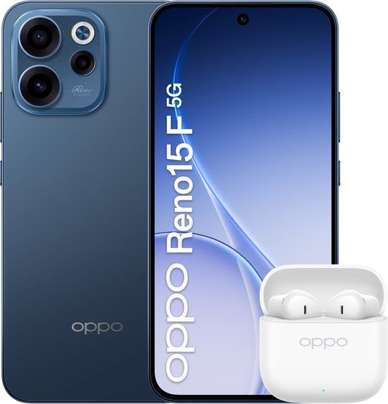 OPPO Reno15 F 5G Twilight Black Box 16,7 cm (6.57") Dual SIM Android 16.0 USB Type-C 8 GB 256 GB 6500 mAh Zwart