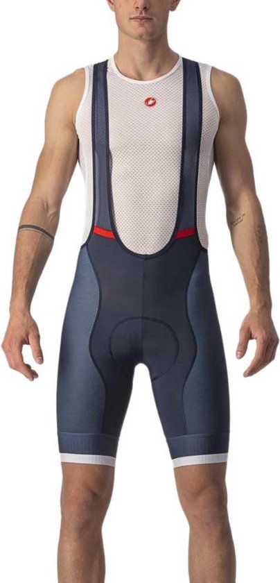 Castelli Competizione Kit Bib Shorts - Men - Belgian Blue / White / Silver - XXXL