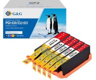 Canon Cartouches d'encre compatibles PGI-530 / CLI-531
