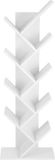 Merkloos Witte Boekenkast met 8 Vakken - Hout - Design - 141.5 cm hoog