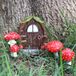 Omgoods - Porte décorative miniature de jardin avec gnome
