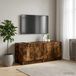 Prolenta Maison Exclusive - TV-meubel van rook-eikenfineer op houtvezelplaat