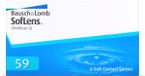 SofLens 59 -2.25 6 pack Lentilles mensuelles BC 8.60 Lentilles de contact