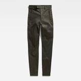 G-Star Weld High Skinny Chino Wmn Dames Joggingbroek Katoen Elastaan Raven W28L30