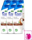 Head & Shoulders 6 x Shampoo Antipelliculaire Hydratation Intense à l'Huile de Coco - 285 ml