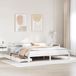 Maison Exclusive - Cadre de lit avec tiroirs, blanc, 180 x 200 cm, pin massif