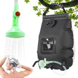 Merkloos / Sans marque Wan GmbH Zonnedouche - Outdoor Douche - Kamperen en Reizen - Handsfree Bediening - 20 Liter - Zwart