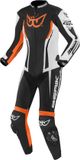 Berik Monza Dames Zwart Wit Oranje 1-Delig Motorpak - Racepak