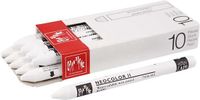 Caran D'ache Waskrijt Neocolor Ii Wit 10 Stuks