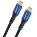 PremiumCord Aansluitkabel USB-C 3.2 Gen 2 x 2, supersnelle datakabel tot 20 Gbit/s, oplaadkabel tot 5 A, vermogen 100 W, PD3.0 / QC4.0, USB 3.2 generatie 2x2, kleur blauw, lengte 1,5 m