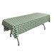 LA Linnen Gingham Tafelkleed, 60" x 90", Jager Groen/Wit