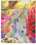 Crystal Art Diamond Painting Kit Unicorn Forest 40 x 50 cm