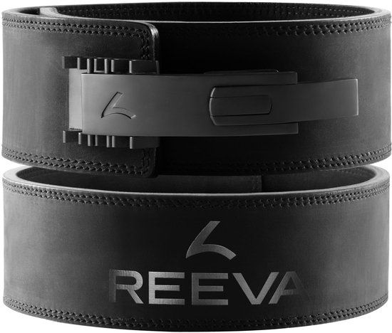 Reeva Lifting Belt - Nubik Leer - Verstelbare RVS Gesp - 13 mm - XS