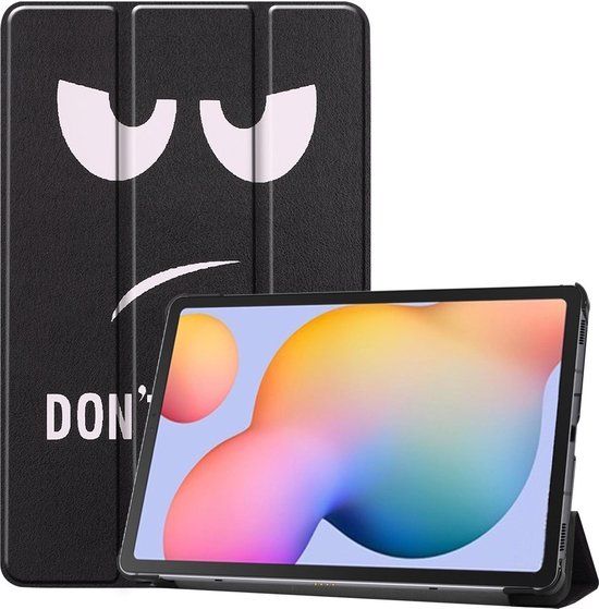 Hoesje voor Samsung Galaxy Tab S6 Lite - Book Case - Don't Touch Me