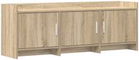 vidaXL TV-kast 130 x 33 x 47 cm Sonoma Eiken Bewerkt hout
