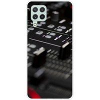 Samsung Galaxy A22 4G Dj mixer Bedrukt siliconen hoesje