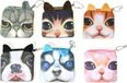 ADAR Portemonnees met chat et chien, mix