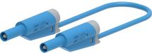 Electro PJP Meetsnoer Bananenstekker 100 cm Blauw