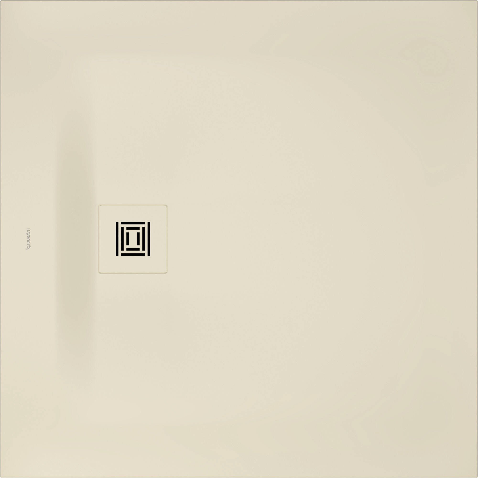 Duravit Sustano Douchebak - 90x90x3cm - Vierkant - DuraSolid Crème mat