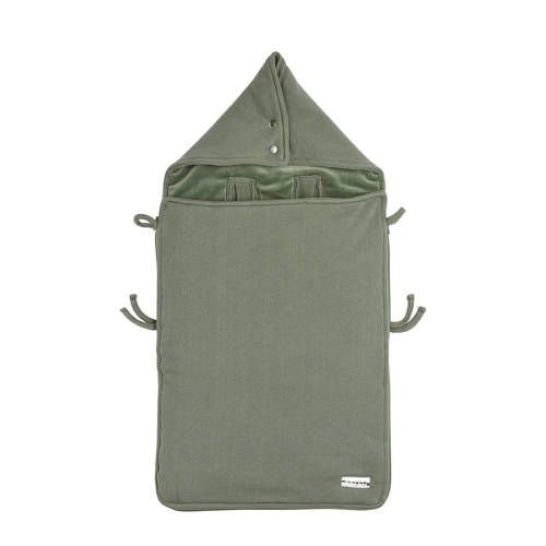 Meyco Knit Basic voetenzak forest green - groen