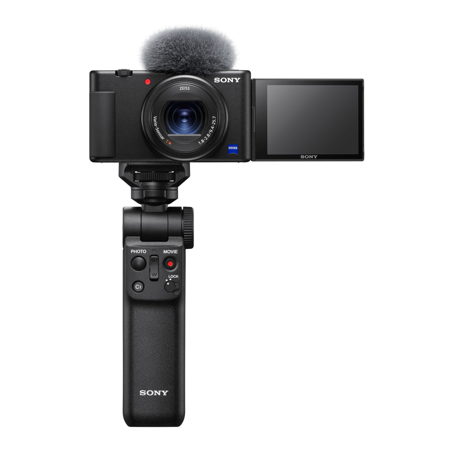 Sony Vlog Camera ZV-1 + GP-VPT2BT Wireless Shooting Grip