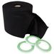 Showgear Deko Molton 160 g/m² Bolt Black - 0.2 x 30 m (l x L) rideau de scène