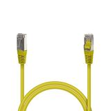 Waytex 33812 netwerkkabel RJ45 Cat 6a S/FTP LSOH geel 0,50 m