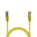 Waytex 33812 netwerkkabel RJ45 Cat 6a S/FTP LSOH geel 0,50 m