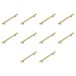 Amig - Pack van 10 Meubelgrepen - 96 Mm - Geborsteld Goud - Gemaakt van Staal - Voor Lades en Kasten - Mod. 837