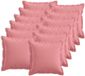 vidaXL - Kussensloop - 12 stuks - Roze - 45 x 45 cm