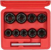SONIC Equipment SONIC 10-delige set 3/8 spiraaldoppen