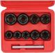 SONIC Equipment SONIC 10-delige set 3/8 spiraaldoppen