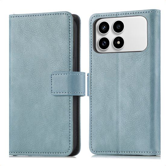 imoshion Luxe Bookcase - Geschikt voor Xiaomi Poco F8 Pro - Lichtblauw