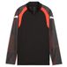 PUMA Trainingsshirt Individualfinal Kwartrits - Zwart/gloeiend Rood Kids, maat 176 cm